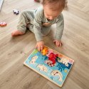 TOOKY TOY Drewniane Puzzle Montessori Świat Morza Rybki Żółwik Kształty