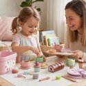 TOOKY TOY Sweet Cake Drewniany Zestaw Słodkości w Pudełku Cukiernia Lodziarnia