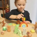 TOOKY TOY Zestaw Leśny Układanka w Stosy Klocki Figurki