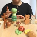 TOOKY TOY Zestaw Leśny Układanka w Stosy Klocki Figurki