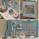 VIGA PolarB Drewniana Kuchnia z Akcesoriami Silver - Blue