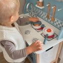 VIGA PolarB Drewniana Kuchnia z Akcesoriami Silver - Blue