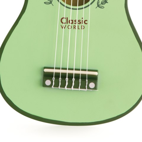 CLASSIC WORLD Drewniana Gitara dla Dzieci Vintage Instrument Muzyczny 3+