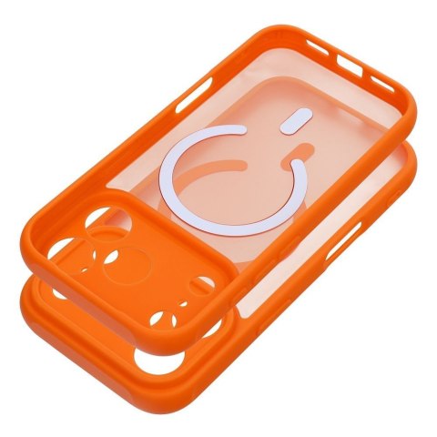 Futerał do iPhone 14 Full Matte Mag Cover zgodny z MagSafe pomarańczowy