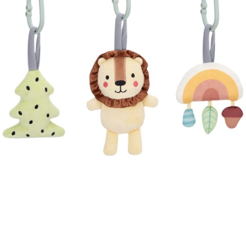 TOOKY TOY Baby Gym Stojak Edukacyjny Gimnastyczny 3 Pluszowe Zawieszki