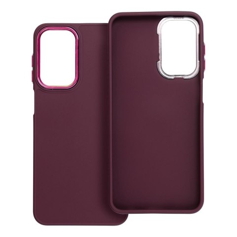 Futerał do Samsung A23 5G Frame fioletowy