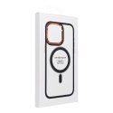 Futerał do iPhone 14 Color Edge Mag Cover zgodny z MagSafe czarno złoty