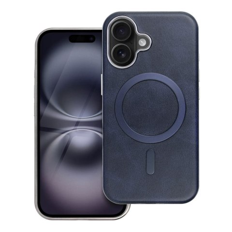 Futerał do iPhone 15 Gentleman Mag Cover zgodny z MagSafe granatowy