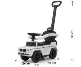 Pojazd z rączką MERCEDES G350d White