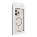 Etui na iPhone 14 Drop Glue Colorful Ring Mag Cover zgodny z MagSafe szare