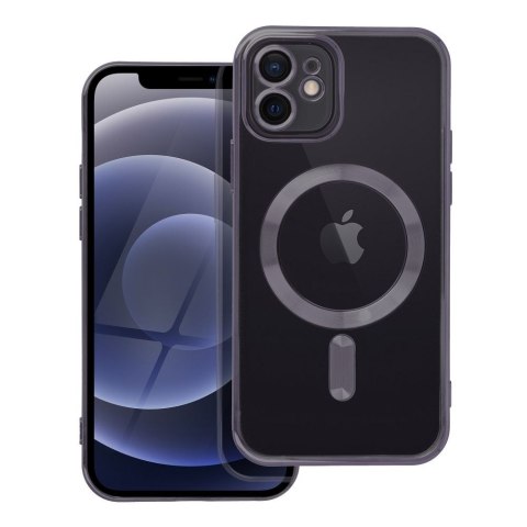 Futerał do iPhone 12 Electro Mag Cover zgodny z MagSafe czarny