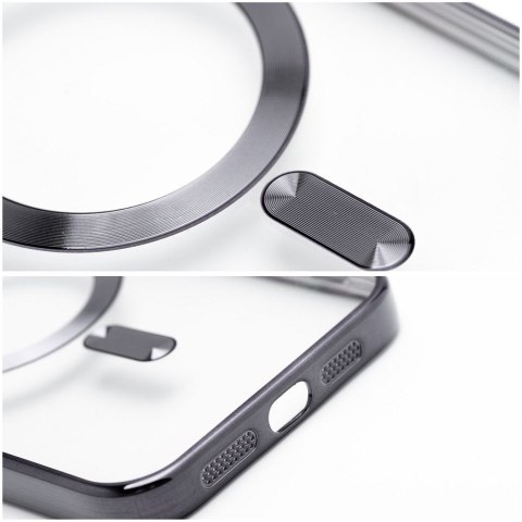 Futerał do iPhone 12 Electro Mag Cover zgodny z MagSafe czarny