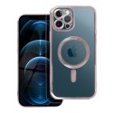 Futerał do iPhone 12 PRO MAX Electro Mag Cover zgodny z MagSafe złoty róż