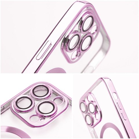 Futerał do iPhone 12 PRO MAX Electro Mag Cover zgodny z MagSafe złoty róż