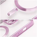 Futerał do iPhone 12 PRO MAX Electro Mag Cover zgodny z MagSafe złoty róż