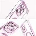 Futerał do iPhone 16 PRO MAX Electro Mag Cover zgodny z MagSafe złoty róż