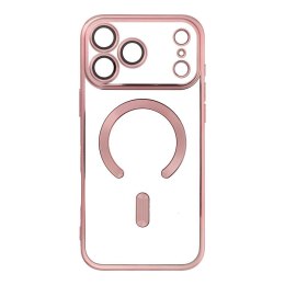 Futerał do iPhone 17 PRO MAX Electro Mag Cover zgodny z MagSafe złoty róż