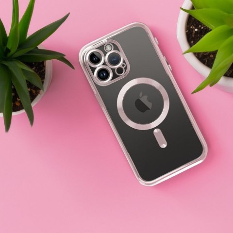 Futerał do iPhone 17 PRO MAX Electro Mag Cover zgodny z MagSafe złoty róż