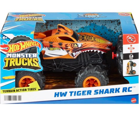 Mattel HNV03 Samochód RC Hot Wheels Monster Truck Tiger Shark