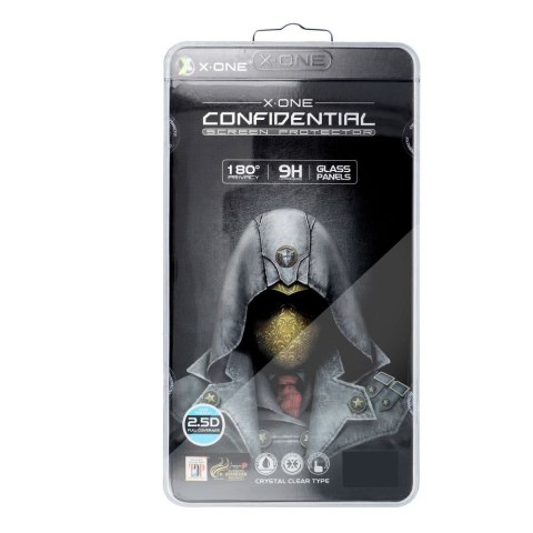 Szkło hartowane X-ONE Full Cover Extra Strong Privacy - do SAMSUNG A37 5G (full glue) czarny