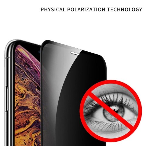 Szkło hartowane X-ONE Full Cover Extra Strong Privacy - do SAMSUNG S26 PLUS (full glue) czarny (działający czytnik)