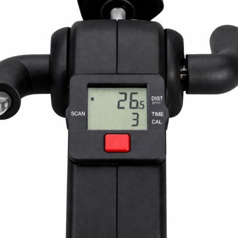 Mini Rowerek Treningowy Rotor Rehabilitacyjny 2w1 Z Licznikiem LCD Czarny