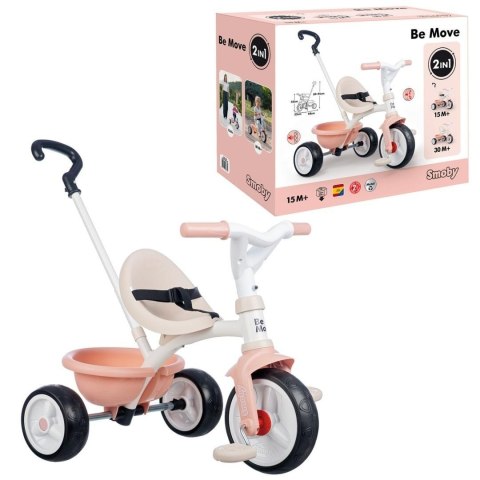 Smoby Rowerek trójkołowy Be Move różowy