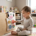 VIGA Drewniana Tablica Manipulacyjna Krówka Certyfikat FSC Montessori