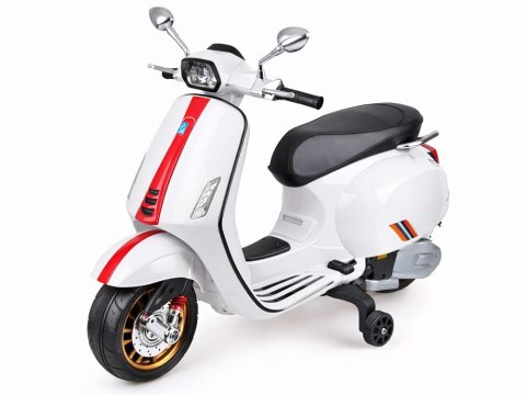 Motor skuter elektryczny VESPA na akumulator dla dziecka melodie PA0344