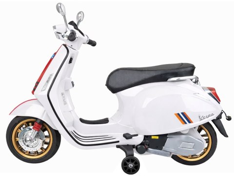 Motor skuter elektryczny VESPA na akumulator dla dziecka melodie PA0344