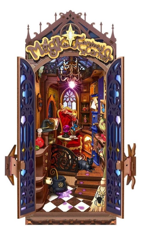 ROBOTIME Drewniane Puzzle 3D - Motocykl Cruiser