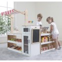 VIGA Drewniany Zestaw Stragan Sklep Supermarket XXL