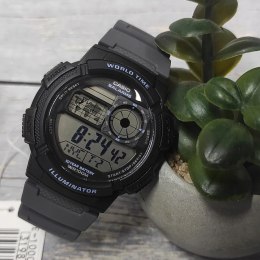 ZEGAREK MĘSKI CASIO AE-1000W-8AVEF (zd073j) - WORLD TIME + BOX