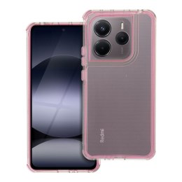 Futerał do Xiaomi Redmi Note 14 5G Matrix Clear pudrowy róż
