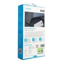 Powerbank Veger C10 (W1116) 10000 mAh z wbudowanymi kablami Micro USB / Typ C / Lightning czarny