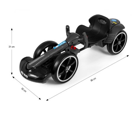 Milly Mally Pojazd na akumulator Gokart Bolt Black