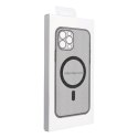 Futerał do iPhone 14 PRO MAX Clear Mag Cover (STR / CAMERA PROTECTION) zgodny z MagSafe czarny glitter