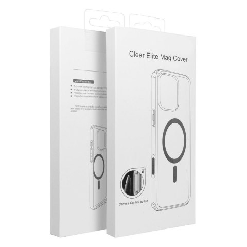 Futerał do iPhone 17 PRO Clear Mag Cover Elite (STR / NIEŻÓŁKNĄCY / CAMERA CONTROL BUTTON) zgodny z MagSafe transparentny