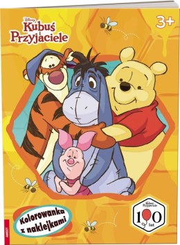 Disney Kubuś i przyjaciele. Kolorowanka, naklejki