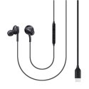 Oryginalne Słuchawki przewodowe douszne USB C Samsung AKG IC-100BBEGEU blister czarne