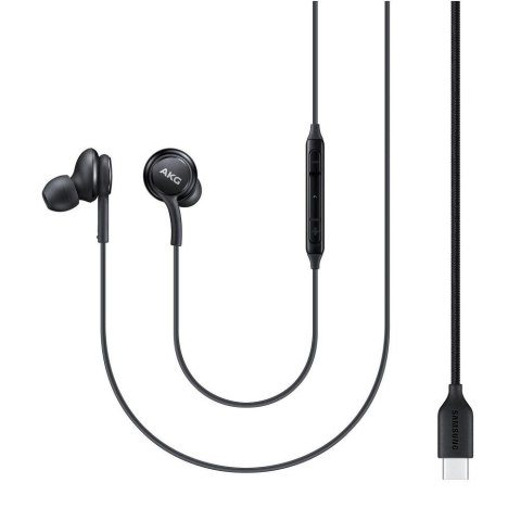 Oryginalne Słuchawki przewodowe douszne USB C Samsung AKG IC-100BBEGEU blister czarne