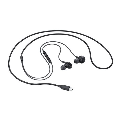 Oryginalne Słuchawki przewodowe douszne USB C Samsung AKG IC-100BBEGEU blister czarne
