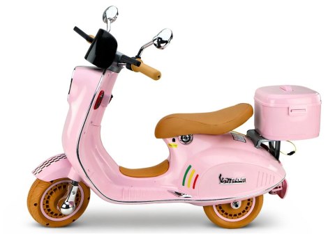 Skuter Na Akumulator Vespa XW-05 35W Różowy