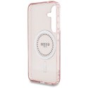 GUESS futerał do SAMSUNG S25 GUHMS25SPFTDTEP (Magnetic IML Rhinestones) różowy