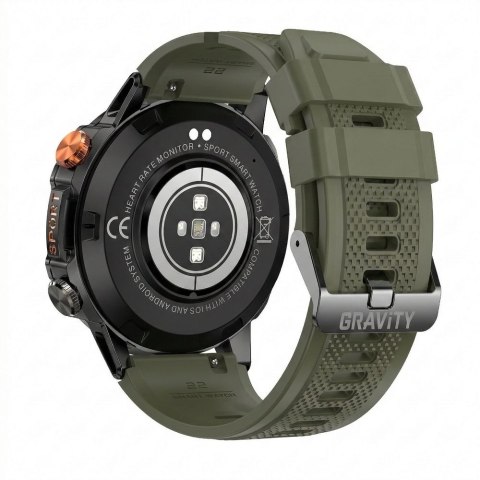 Smartwatch Gravity Czarny 2 Paski GT20-7