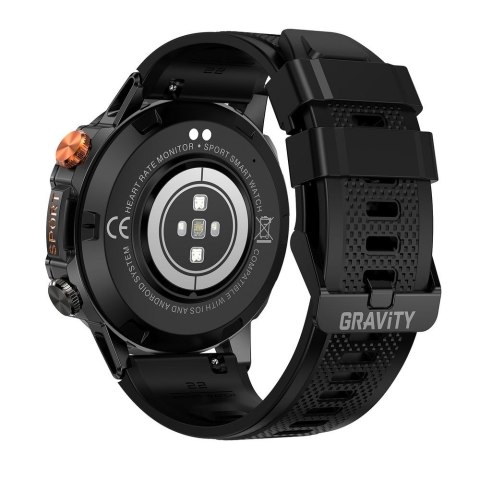 Smartwatch Gravity Czarny 2 Paski GT20-7