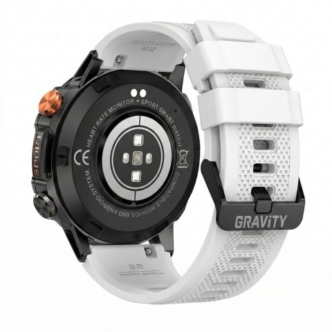Smartwatch Gravity Czarny 2 Paski GT20-8