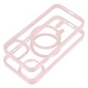 Futerał do iPhone 13 Color Edge Mag Cover zgodny z MagSafe różowy