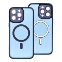 Futerał do iPhone 15 Variete Mag Cover zgodny z MagSafe granatowy