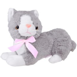 Maskotka pluszowy szary kot leżący Flico kotek 34cm 12832